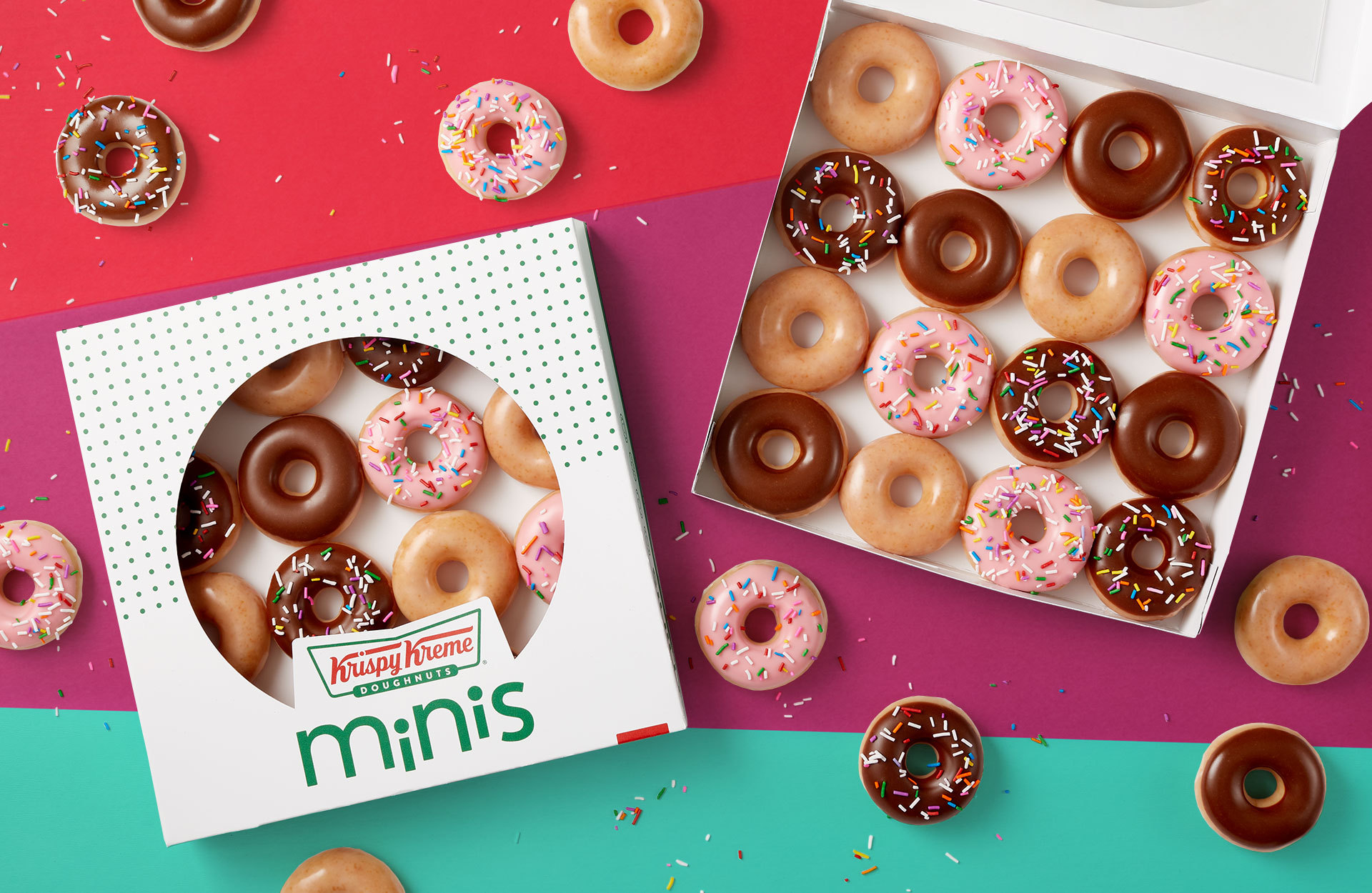 Krispy Kreme is rolling out a mini version of their classic donuts