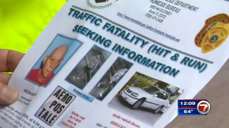Police hand out flyers in search of driver responsible for fatal hit ...
