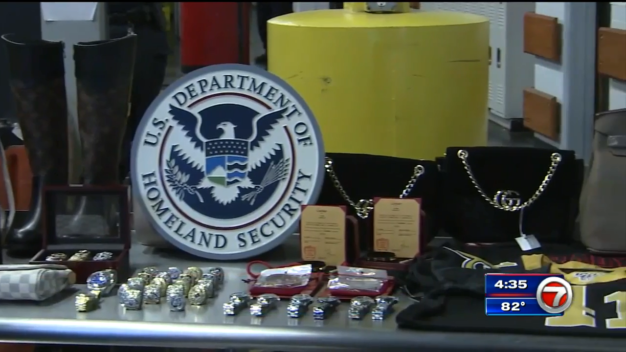 US Customs agents target counterfeit goods with mandatory screening
