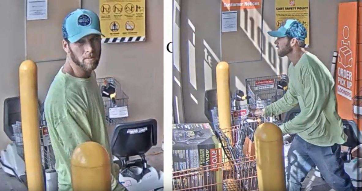Man caught on camera stealing nearly $300 worth of merchandise from ...