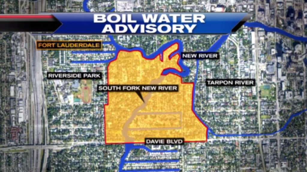 Boil water advisory issued after water main break in Fort Lauderdale