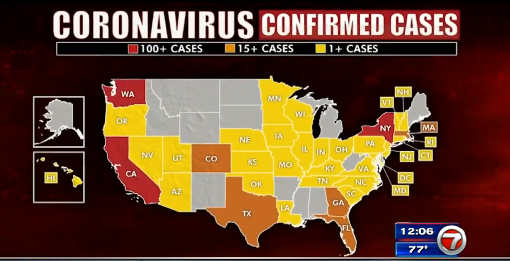 States race to stop virus, as official warns of worse ahead WSVN 7News Miami News, Weather