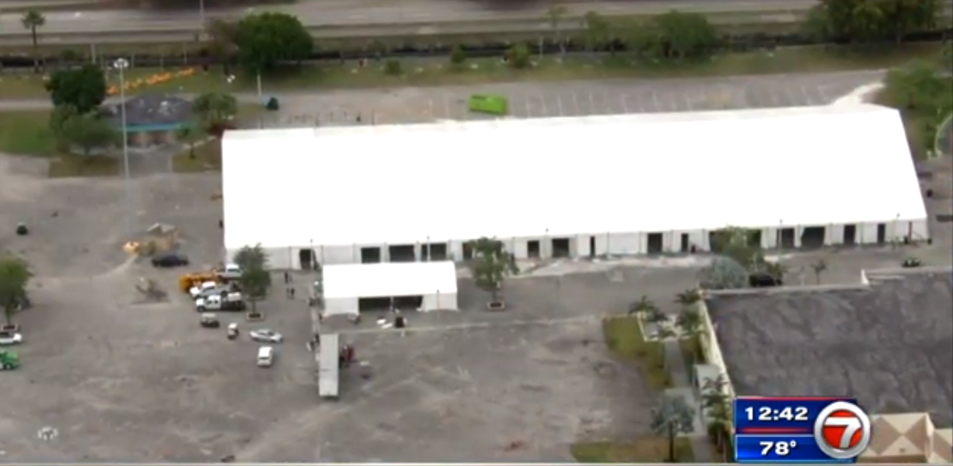 250bed field hospital coming to Youth Fair site; setup continues at