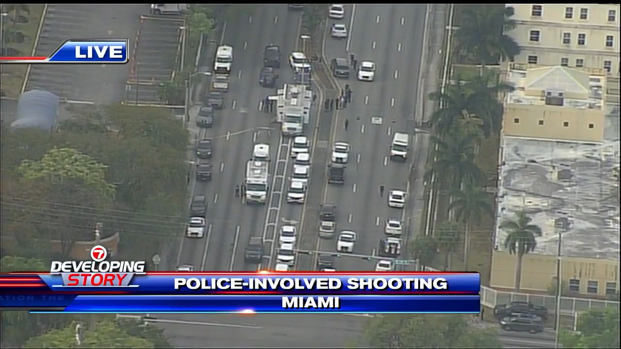 3 in custody, 3 at large following policeinvolved shooting in Miami