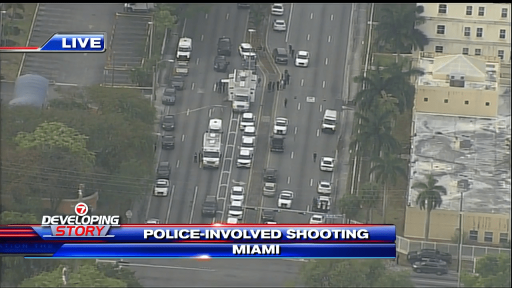 3 in custody, 3 at large following policeinvolved shooting in Miami