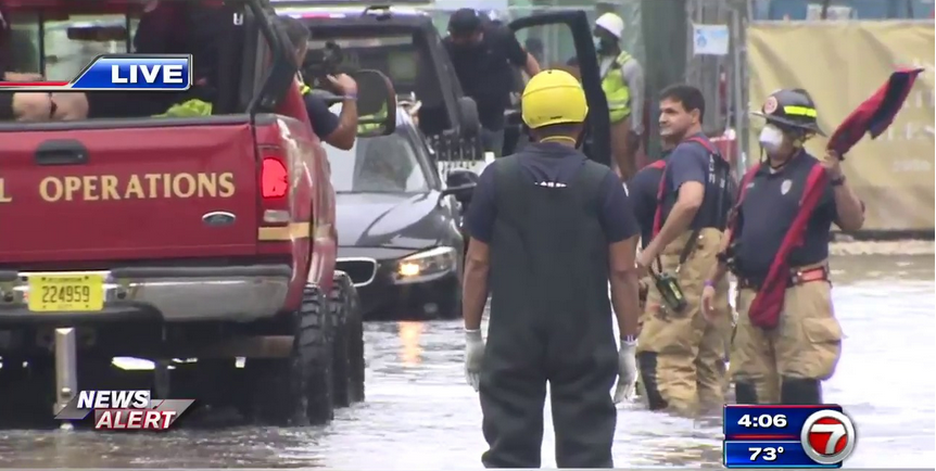 Storm drain issue causes severe flooding in parts of Miami - WSVN 7News ...