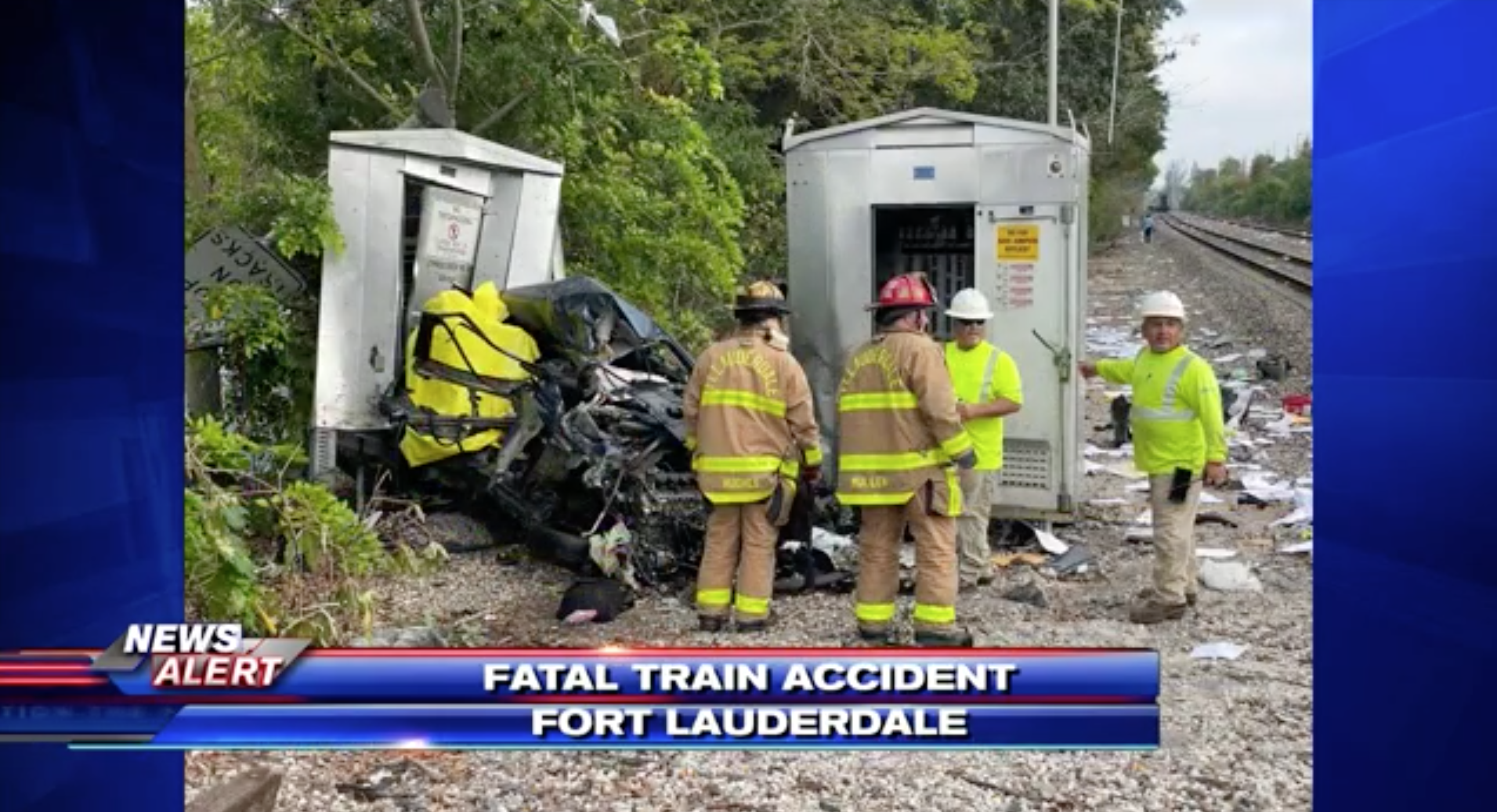 1 dead after car crashes into train in Fort Lauderdale - WSVN 7News ...