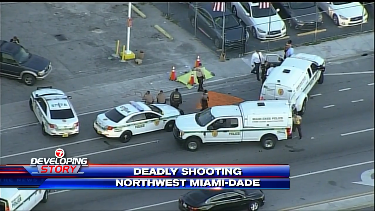 1 dead, 1 in custody after fatal shooting at gas station in NW Miami