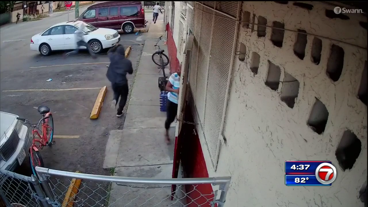 Police release video of 2 masked subjects chasing, shooting man in Fort