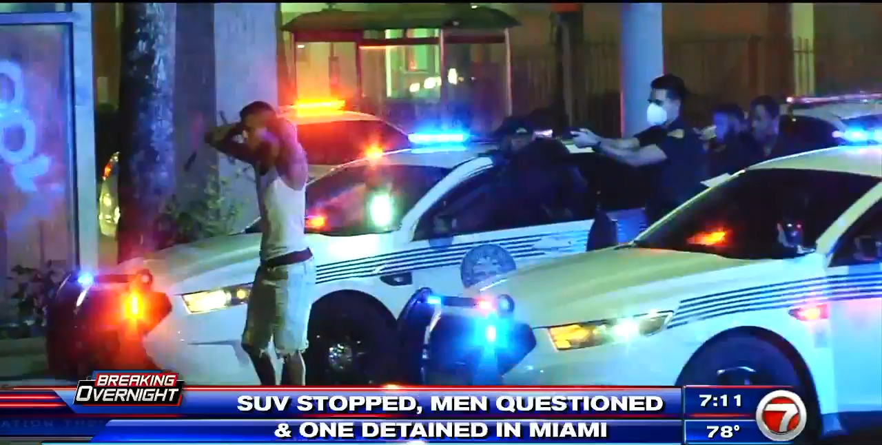 Man arrested after shots fired out of vehicle in Miami - WSVN 7News ...