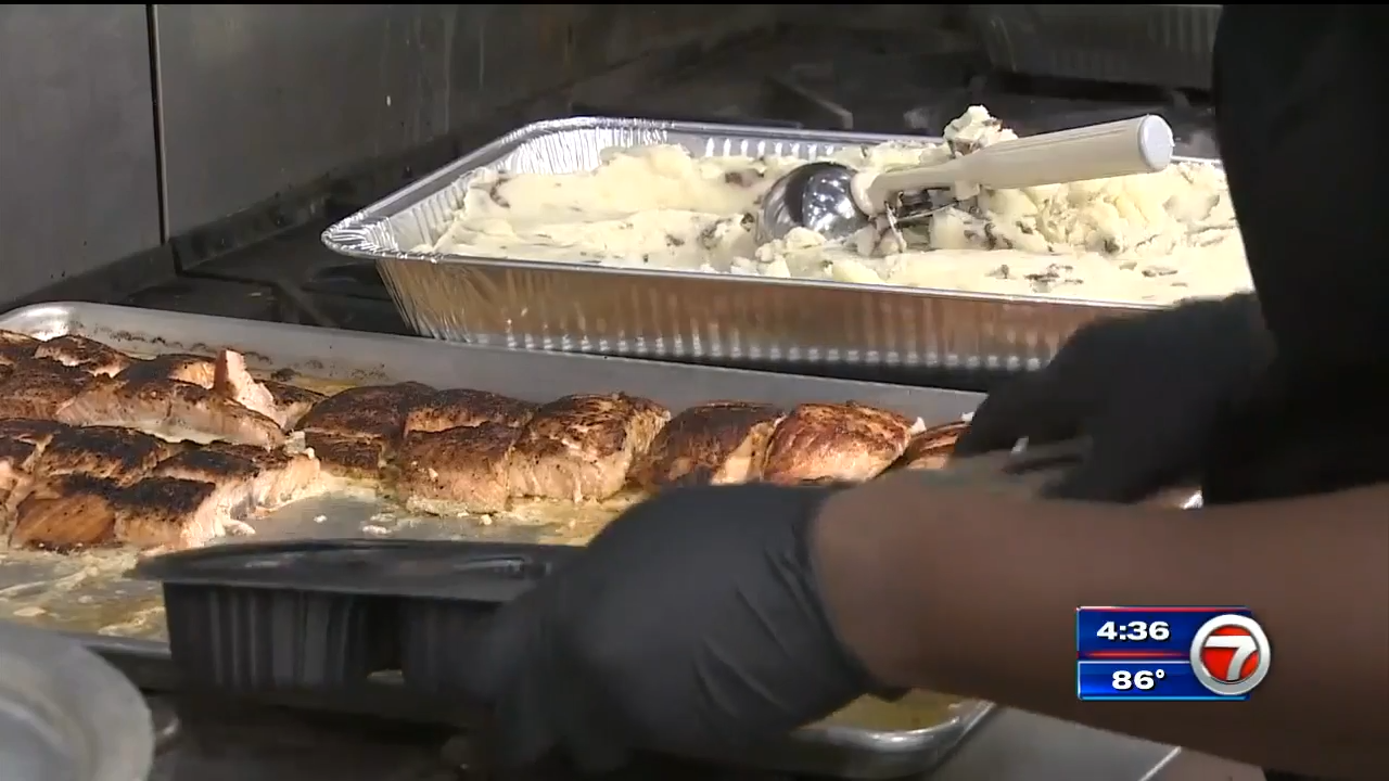 South Florida school, organization partner to serve hot meals to senior