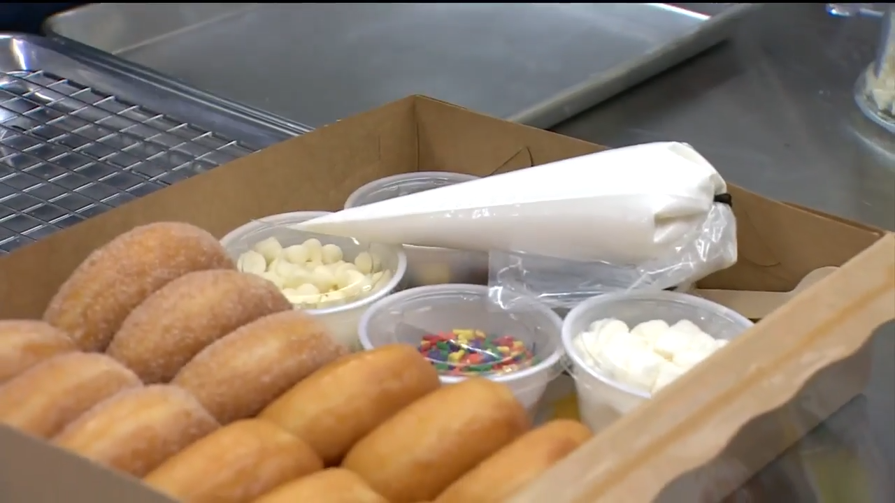Create your own doughnuts at Honeybee Doughnuts in The Falls WSVN
