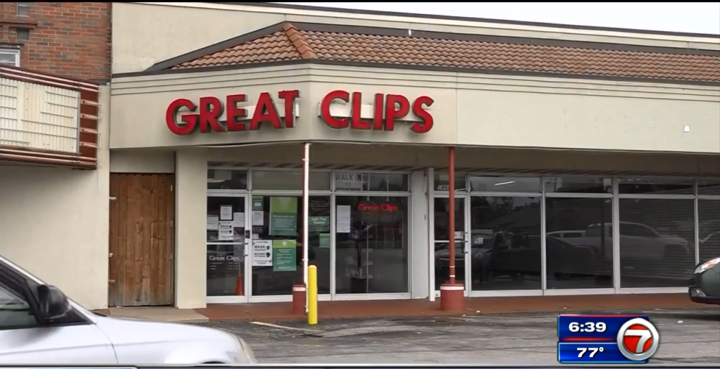 A second hairstylist who worked while symptomatic potentially exposed