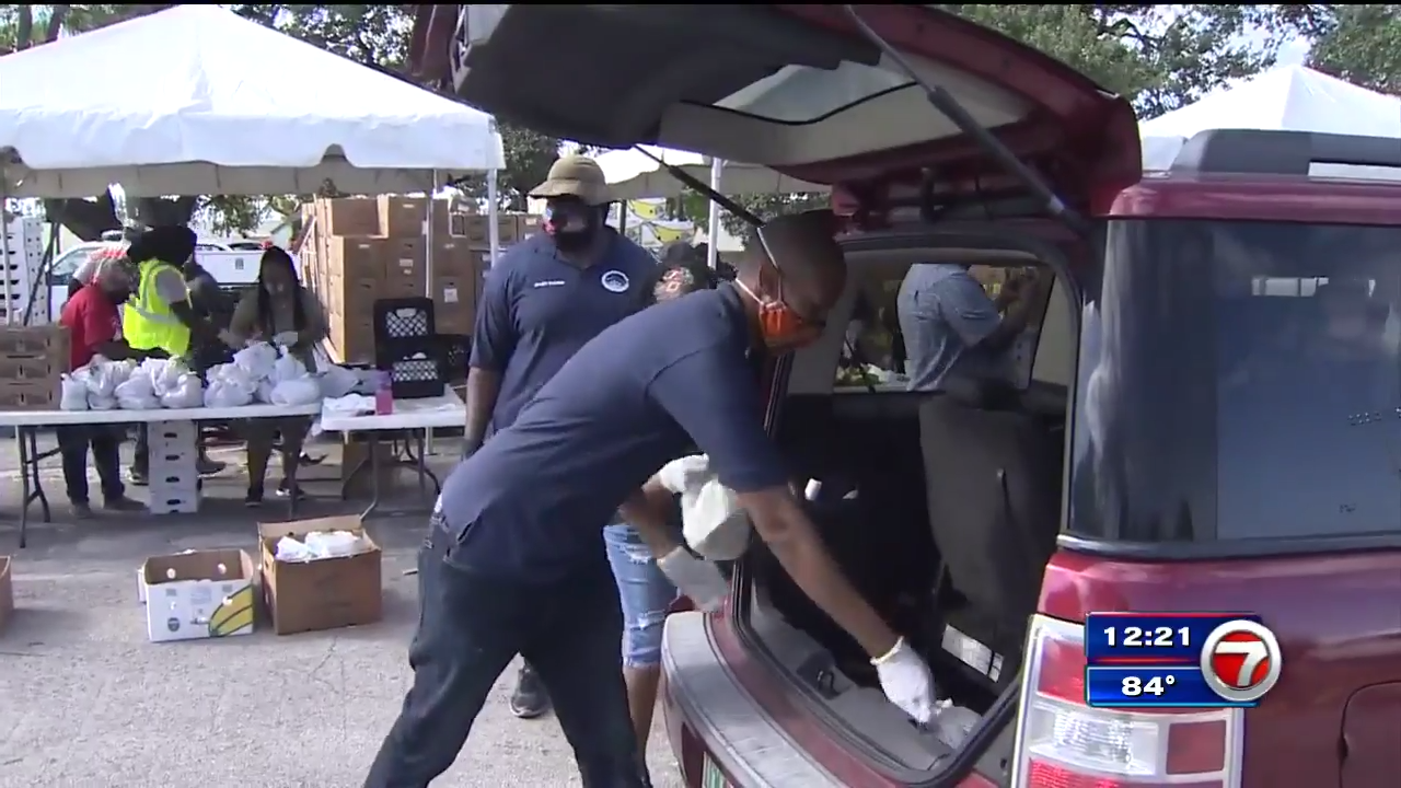 Feeding South Florida hosts drivethru food distribution in Tamarac