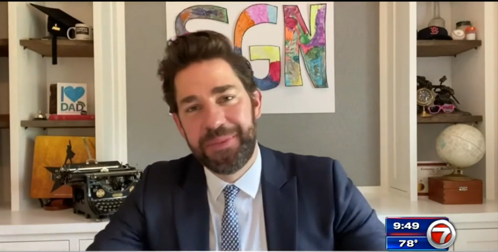 Krasinski john why he sold explains wsvn cnn viacomcbs quarantine exactly revealed series John Krasinski explains why he sold ‘Some Good News’ – WSVN 7News