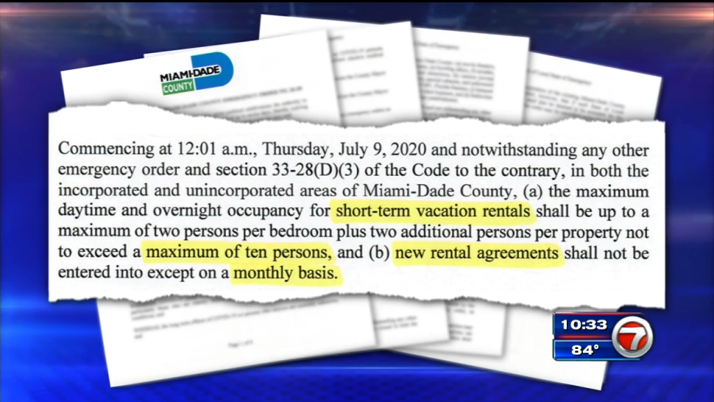 Airbnb spokesperson MiamiDade County shortterm rental rules are too
