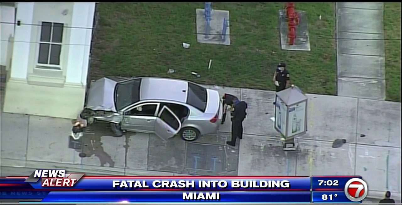 Man dead after car crashes into Miami’s Lyric Theater - WSVN 7News ...