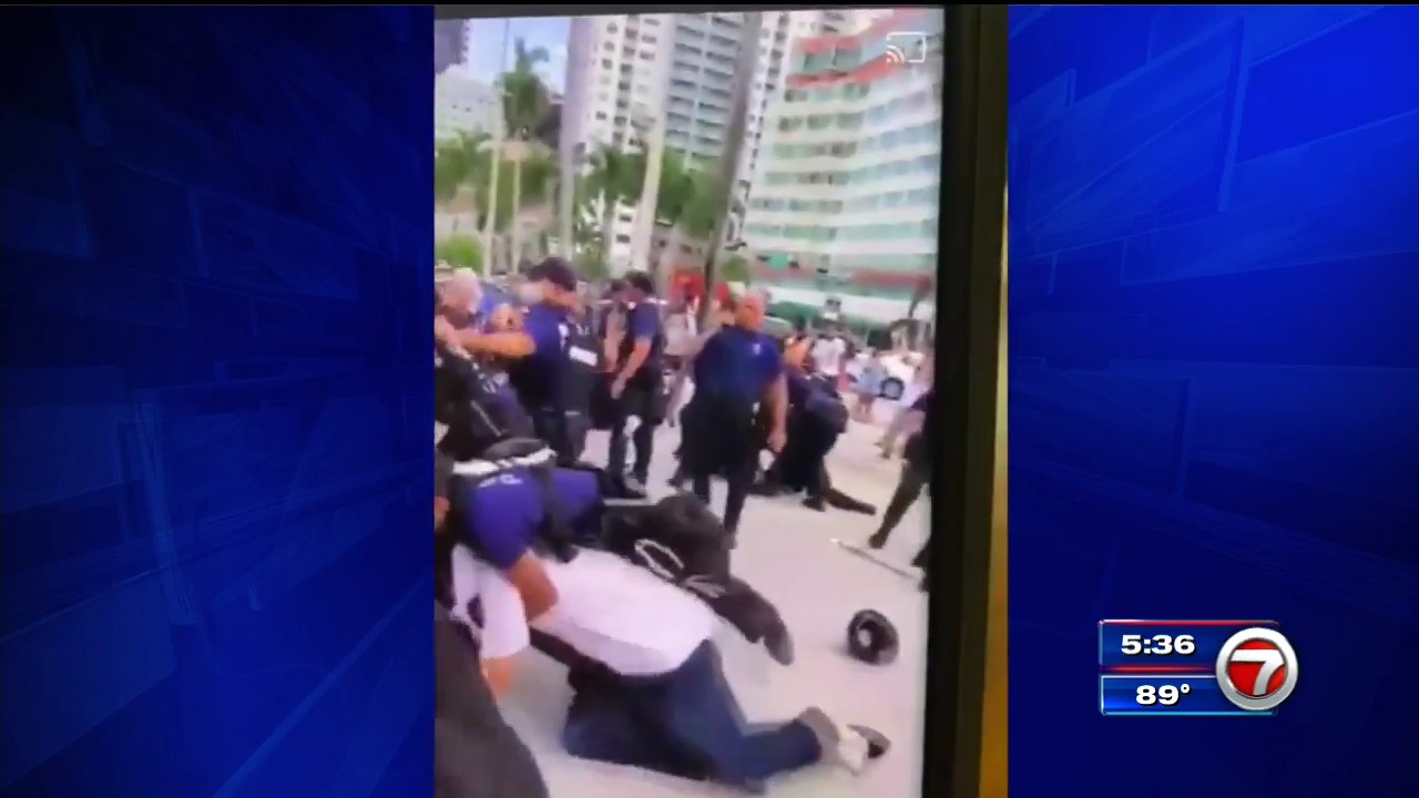 Miami Police arrest man accused of attacking officer - WSVN 7News ...