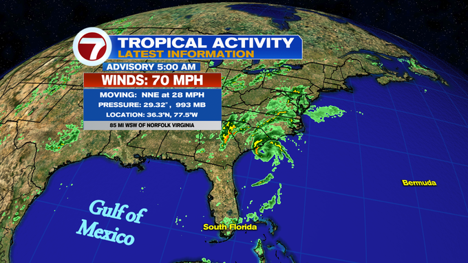 Hurricane Isaias makes landfall in North Carolina - WSVN 7News | Miami ...