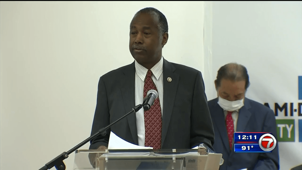 HUD Secretary Dr. Ben Carson attends groundbreaking ceremony for