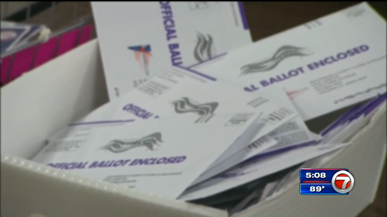 Florida Democrats post wide lead in mailin ballot requests WSVN