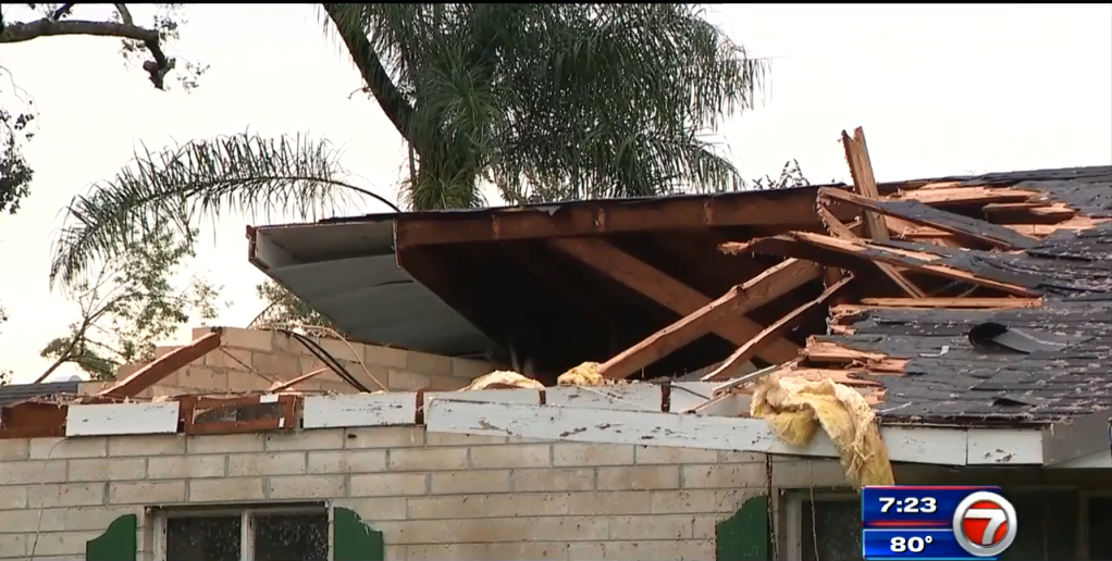 Severe weather damages buildings, power lines in Florida WSVN 7News