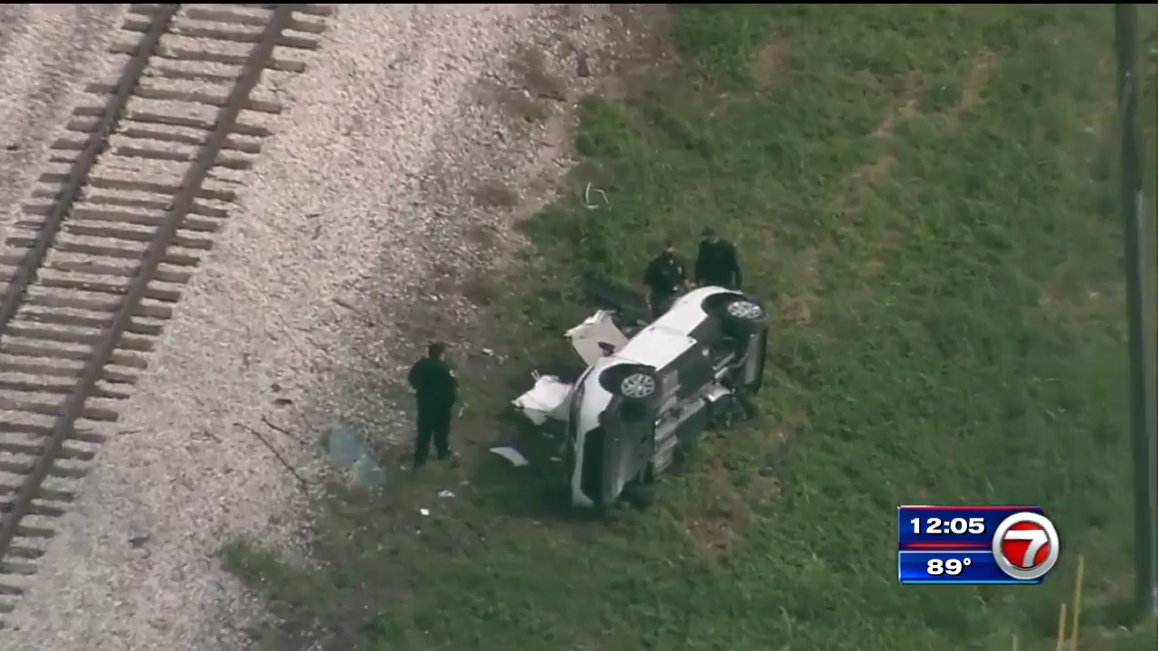 Infant, 2 adults transported after crash involving train in Palm Beach ...