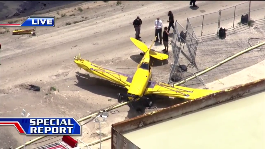Banner plane crashes in Virginia Key; pilot OK WSVN 7News Miami