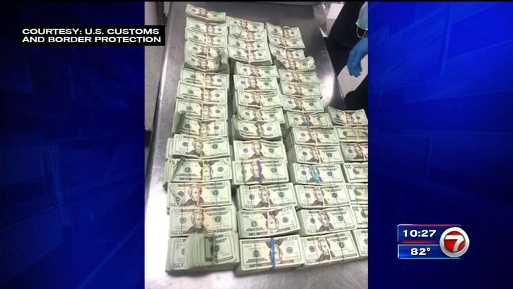 Customs agents seize almost 500K in cash at MIA WSVN 7News Miami