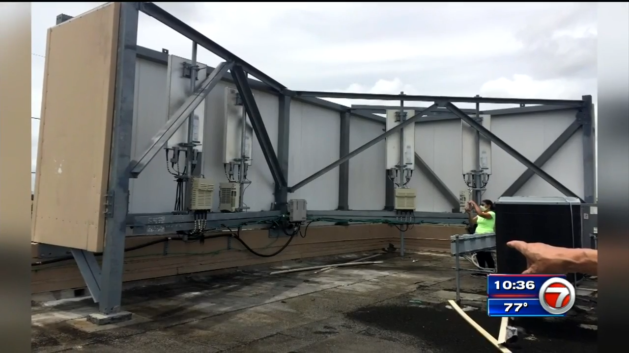 South Florida condo owners can’t get roof fixed due to cellular service