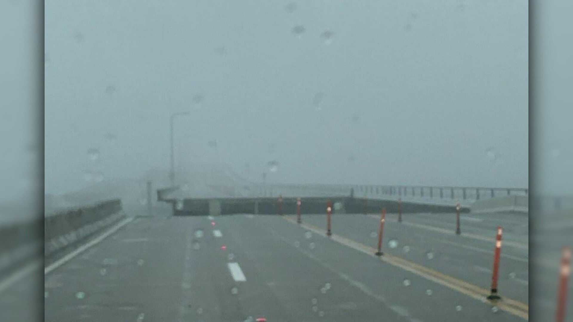 Section of Pensacola’s Three Mile Bridge missing as Hurricane Sally ...