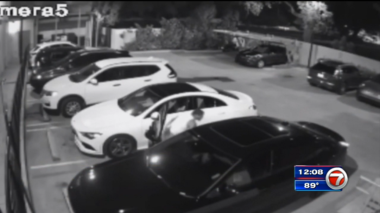 Police search for 2 men behind vehicle burglary in Miami - WSVN 7News ...
