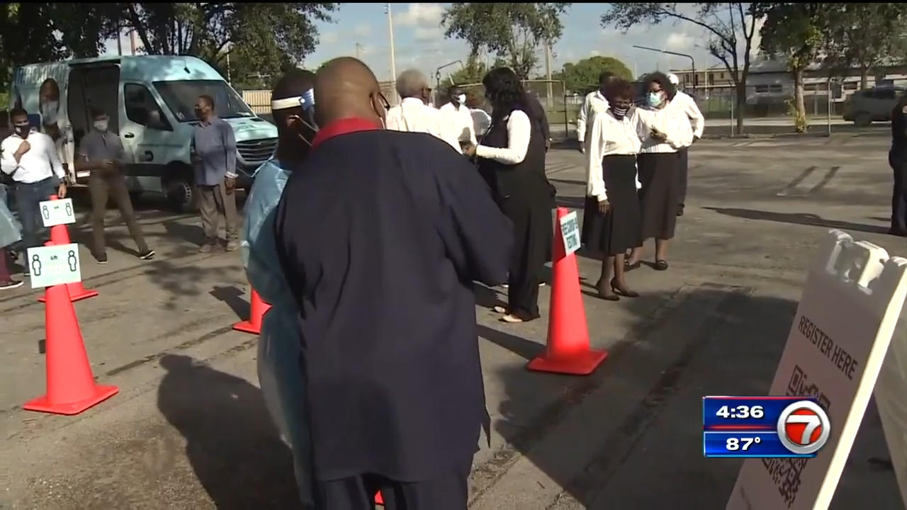 Community leaders, residents line up for free COVID19 testing in