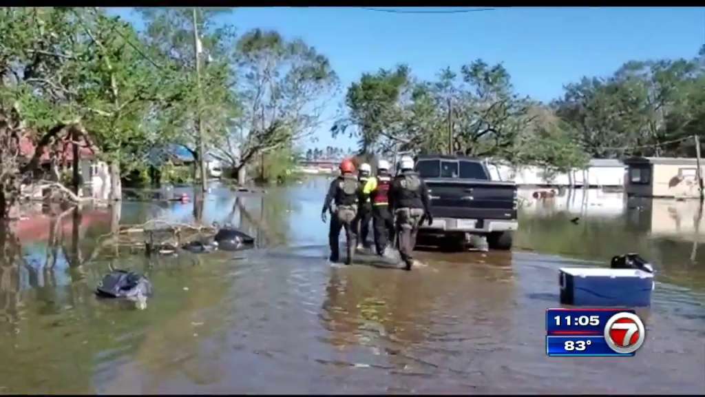 Miami rescue team deployed to Louisiana in the aftermath of Hurricane Delta – WSVN 7News | Miami ...