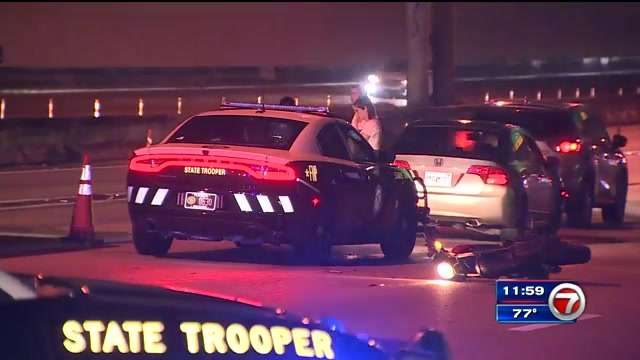 FHP trooper, motorcyclist hospitalized after crash on I-95 in North ...