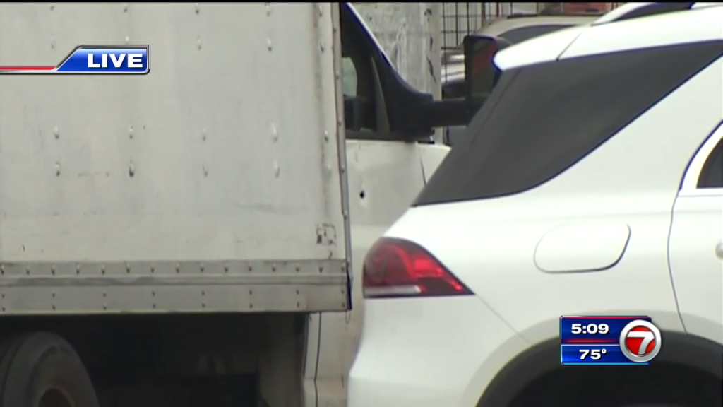 Box truck struck by bullets in NW Miami-Dade – WSVN 7News | Miami News