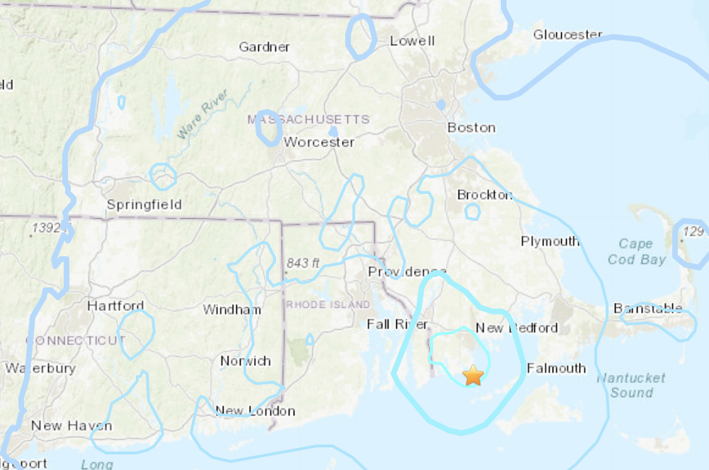 4.0 magnitude earthquake strikes near Bliss Corner, Massachusetts, USGS