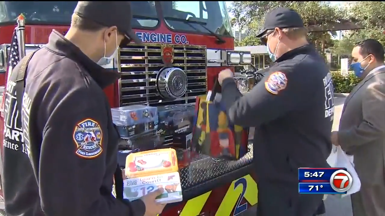 Fort Lauderdale Fire Rescue holds annual holiday toy drive WSVN 7News