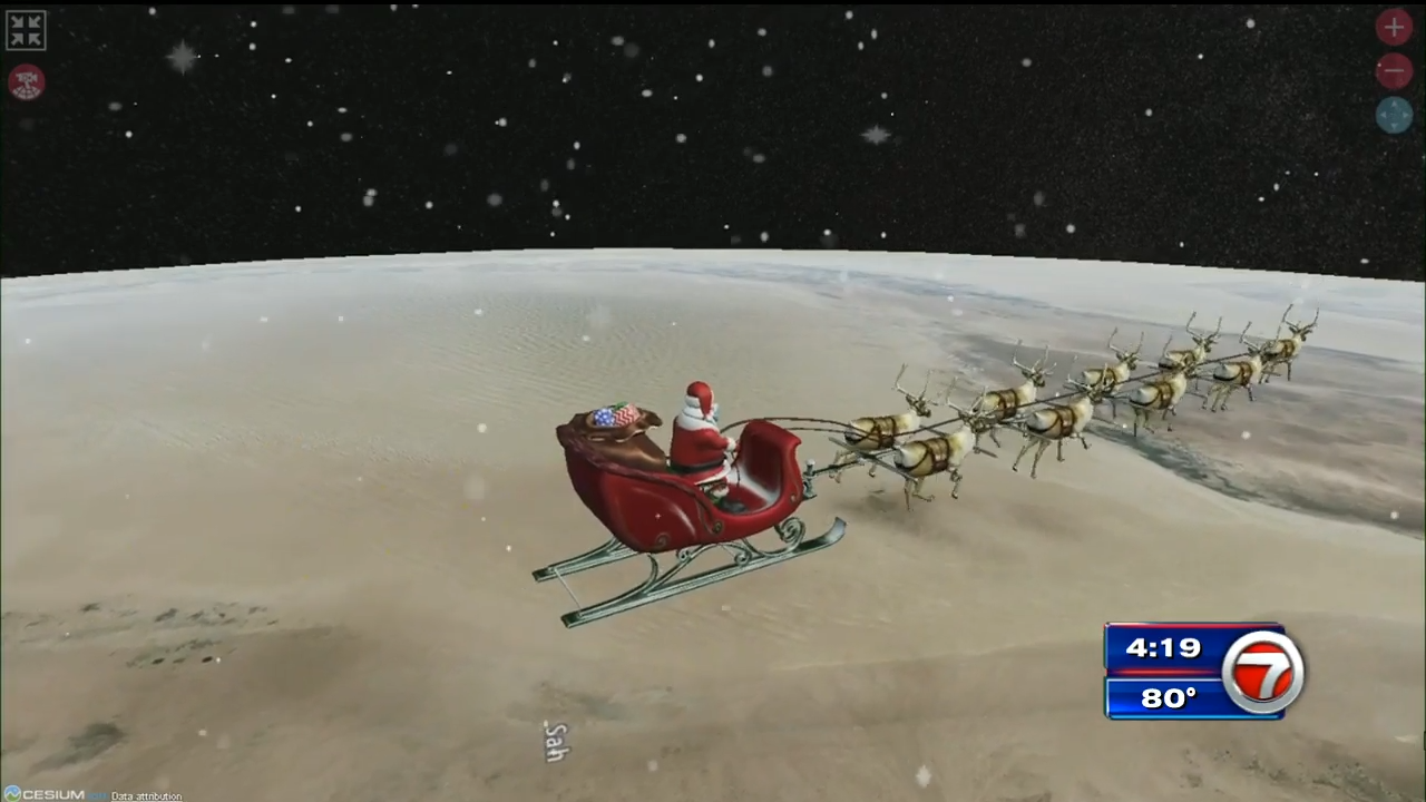 Military command ready to track Santa, and everyone can follow along