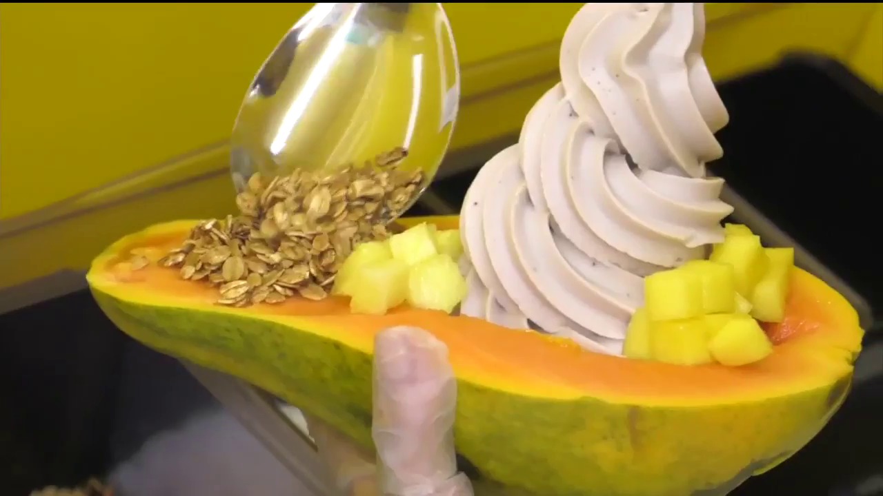 Peel Soft Serve uses rescued fruit to make vegan soft serve ice cream