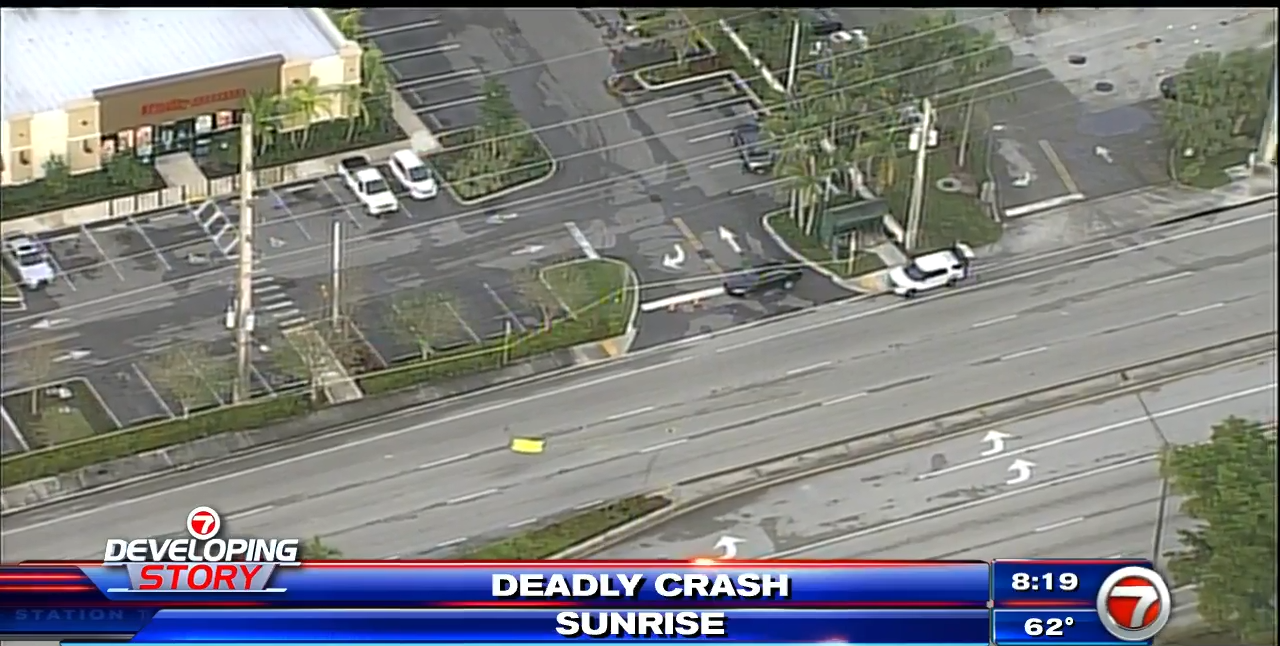 Police investigating fatal crash in Sunrise - WSVN 7News | Miami News ...