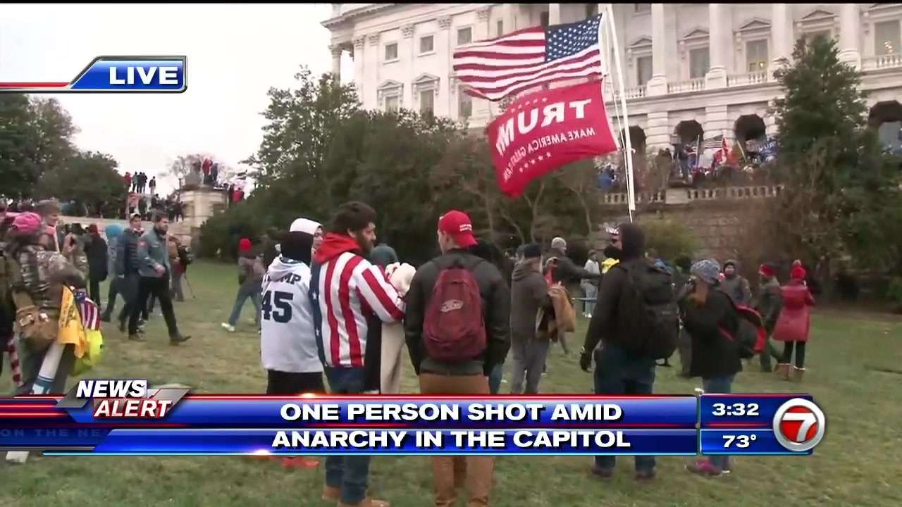 1 person shot as Trump backers storm Capitol - WSVN 7News | Miami News ...
