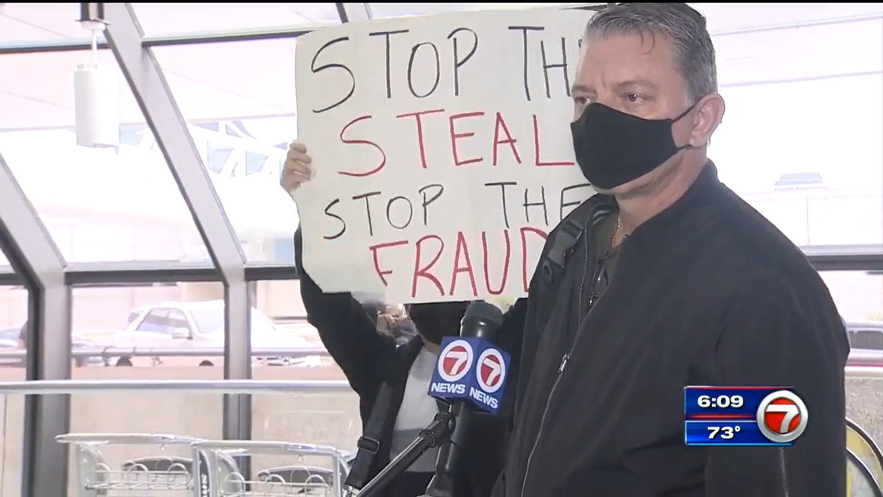 South Floridians Who Traveled To Washington To Support Trump Return 