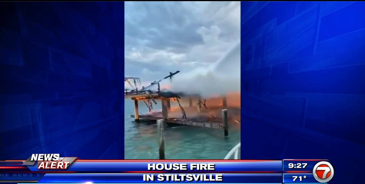 Firefighters extinguish Stiltsville house fire WSVN 7News Miami