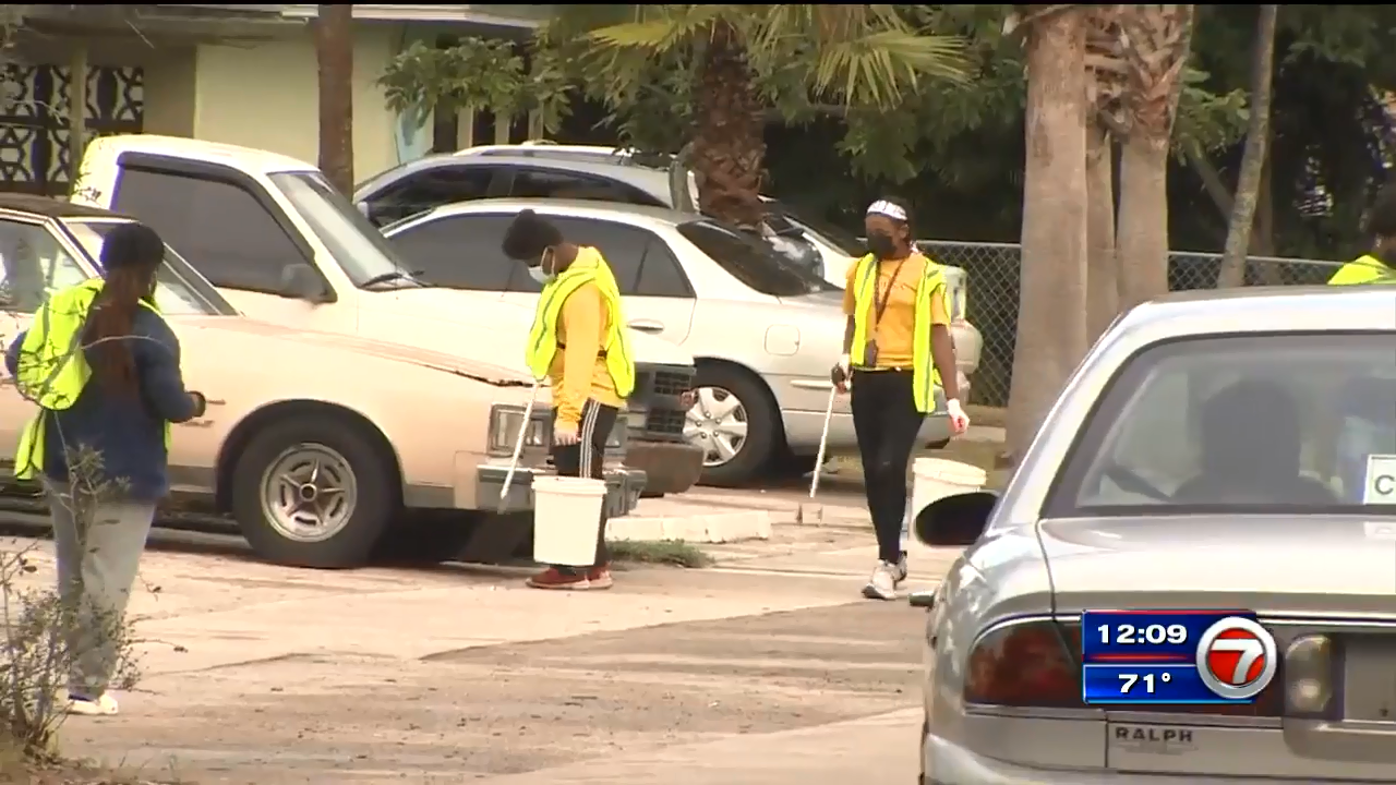 Volunteers take to the streets with trash pick up event in honor of MLK