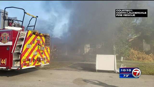 Couple escape burning home in North Lauderdale; no injuries - WSVN ...