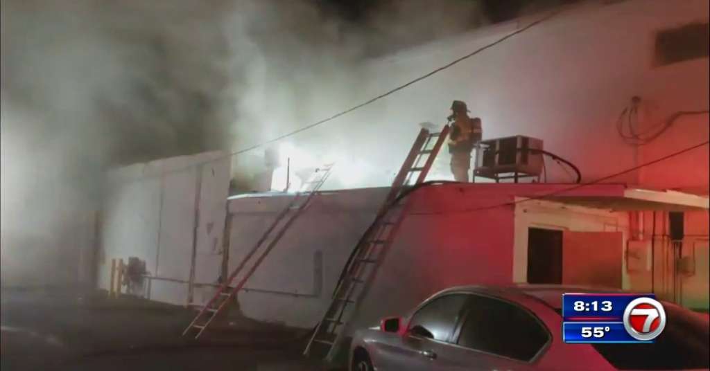 MDFR extinguishes fire inside Miami Springs building WSVN 7News