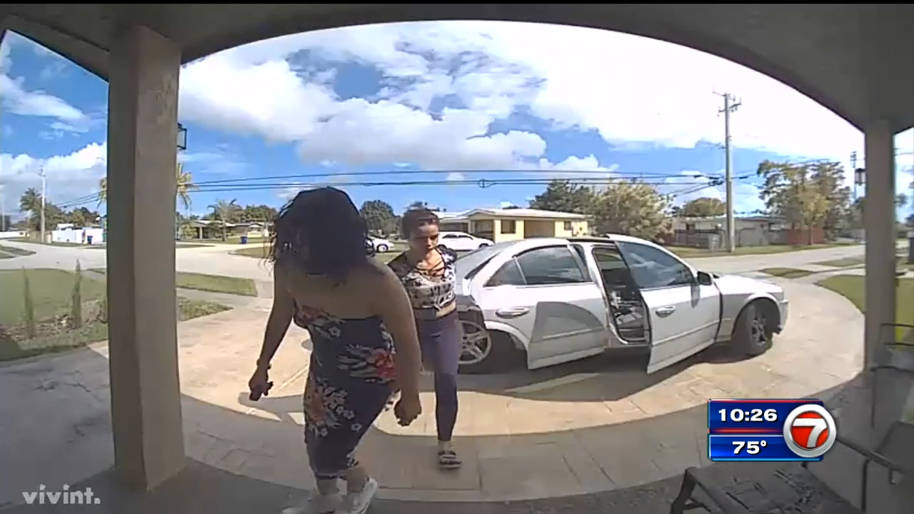 2 women steal packages from front door of Miramar home - WSVN 7News ...