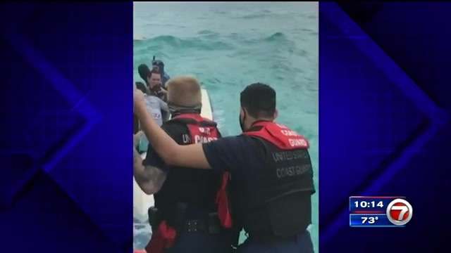 Coast Guard rescues 4 men after boat capsizes near Key Biscayne - WSVN ...