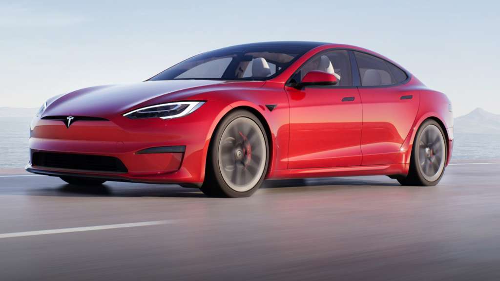 tesla model s upgrade es with super fast plaid mode and 520 miles of range